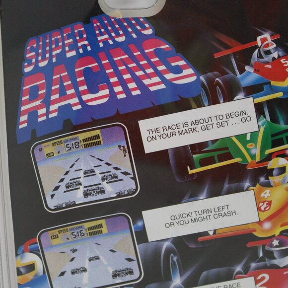 Super Auto Racing 90’s MGA-272 LCD Video Game MGA New Sealed Vintage - Picture 7 of 9